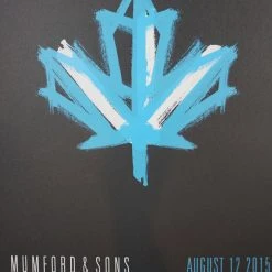 Sold Out Posters Mumford & Sons - 2015 Poster Calgary Alberta Scotiabank Arena