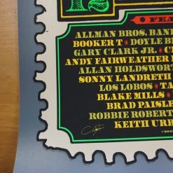 Crossroads Guitar Festival - 2013 Ron Donovan, Chuck Sperry Poster Stamp Eric Clapton