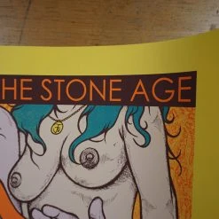 Queens Of The Stone Age - 2013 Jermaine Rogers Poster S/N Nashville YELLOW