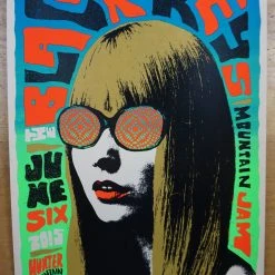 Gig Posters The Black Keys - 2015 Nate Duval Poster New York Mountain Jam