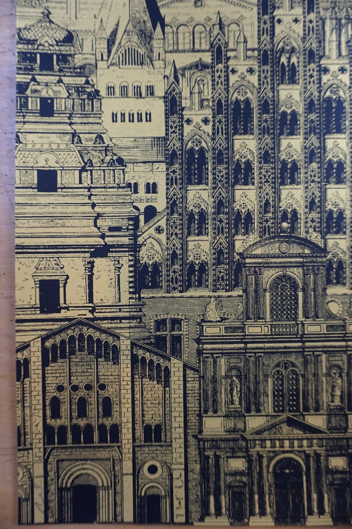 Gig Posters Dave Matthews Band - 2015 Nate Duval Poster Brussels DMB