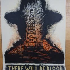There Will Be Blood - 2015 Dan Grzeca Poster Cinema Movie 1st Edition Movie/TV Posters
