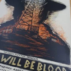 There Will Be Blood - 2015 Dan Grzeca Poster Cinema Movie 1st Edition Movie/TV Posters