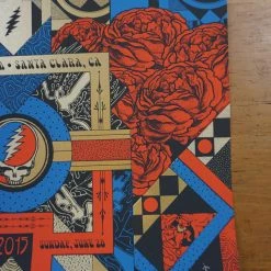 Grateful Dead - 2015 Status Serigraph Poster Fare Thee Well Santa Clara