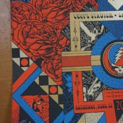 Grateful Dead - 2015 Status Serigraph Poster Fare Thee Well Santa Clara