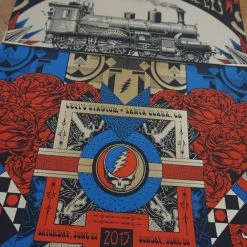 Grateful Dead - 2015 Status Serigraph Poster Fare Thee Well Santa Clara