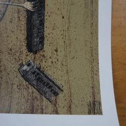 Hunger - 2015 Bisser Poster Street Art Screen Print