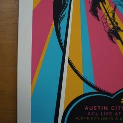 Robert Plant - 2016 John Vogl Poster Dallas, TX Moody Theater