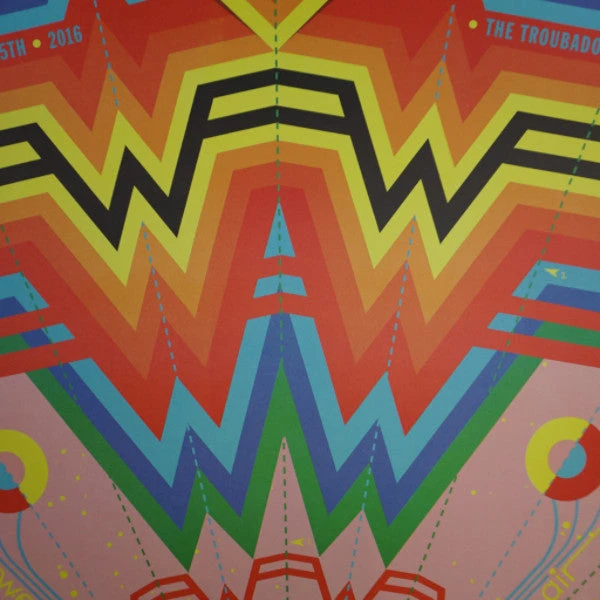 Weezer - 2016 Kii Arens Poster The Troubadour Los Angeles, CA