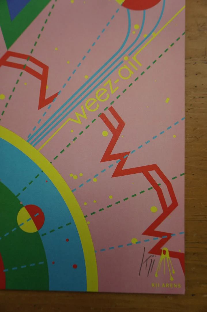 Weezer - 2016 Kii Arens Poster The Troubadour Los Angeles, CA