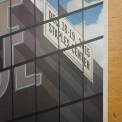 Muse - 2016 Kii Arens Poster Los Angeles Staples Center Gig Posters