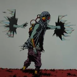 Art Prints Self Searching - 2015 Deih Poster Hand Finished Street Art