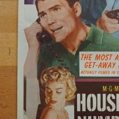 Sold Out Posters House Of Numbers - 1957 Original Insert Movie Poster Cinema