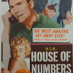 Sold Out Posters House Of Numbers - 1957 Original Insert Movie Poster Cinema