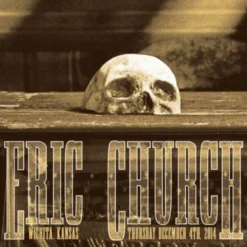 Eric Church - 2014 Crosshair Design Poster Wichita, KS Gig Posters