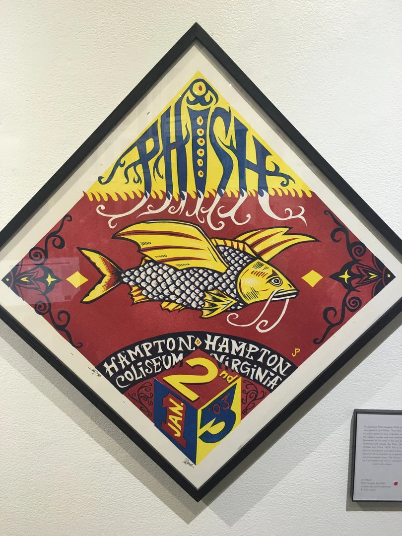 Phish - 2003 Jim Pollock Poster Hampton Virginia Framed SET