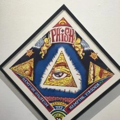 Phish - 2003 Jim Pollock Poster Hampton Virginia Framed SET