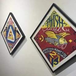 Phish - 2003 Jim Pollock Poster Hampton Virginia Framed SET