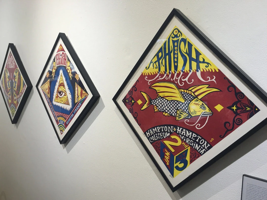 Phish - 2003 Jim Pollock Poster Hampton Virginia Framed SET