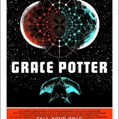 Grace Potter - 2015 Aesthetic Apparatus Poster Fall Tour