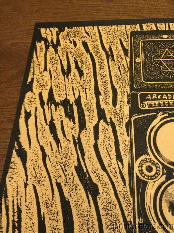 Arcade Fire - 2014 Rob Jones Poster Print Reflektor Tour SUNSHINE Silent Giants