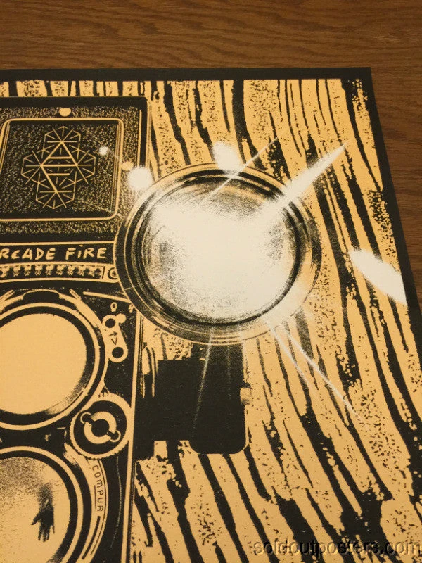 Arcade Fire - 2014 Rob Jones Poster Print Reflektor Tour SUNSHINE Silent Giants