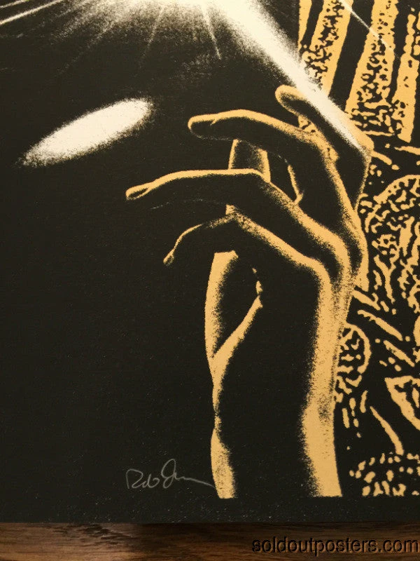 Arcade Fire - 2014 Rob Jones Poster Print Reflektor Tour SUNSHINE Silent Giants