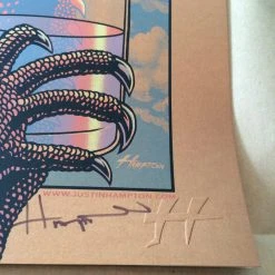 Queens Of The Stone Age Justin Hampton Poster Print QOTSA Portland, COPPER Ed