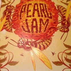 Pearl Jam - 2013 Munk One Poster Charlotte NC Time Warner Cable Arena Gig Posters