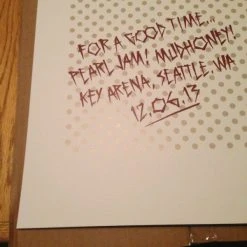 Pearl Jam - 2013 D*Face Dface Poster Print Seattle, WA 1st Edition, Show Gig Posters