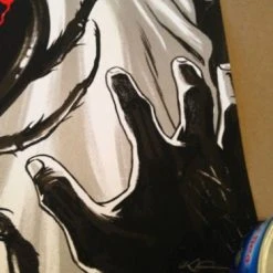 SPIDER BABY - 2013 SIGNED Gary Pullin Poster Print AP Horror Film Sci-fi MONDO