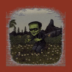 Frankenstein - 2017 Marq Spusta Poster Universal Monsters Red Movie/TV Posters