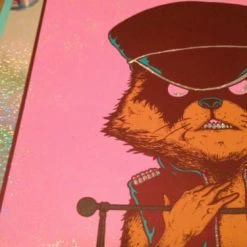 Queens Of The Stone Age - 2013 Jermaine Rogers Poster Detroit FOIL Fillmore