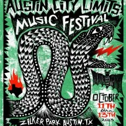 Austin City Limits Festival - 2013 Carlos Hernandez Poster #'d Print ACL Weekend 2