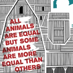 Animal Farm - Schuhle Lewis Poster George Orwell All Animals Are Equal