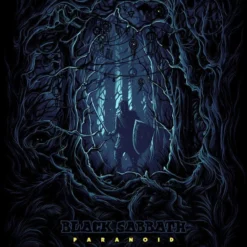Gig Posters Black Sabbath - 2017 Dan Mumford Poster Paranoid Regular
