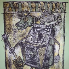 Alabama Shakes - 2012 Dan Grzeca Poster Chicago, IL Riviera Theatre