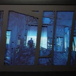 Jack White - 2022 Daniel Danger Poster Boston, MA Shadow Box