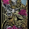 Grateful Dead - 2021 Rhys Cooper Poster Art Print Pink Gold Foil Foil Posters
