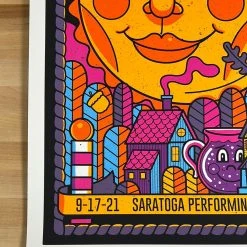 Methane Studios Dave Matthews Band - 2021 Methane Poster Saratoga, NY 9/17 Gig Posters