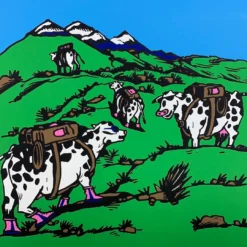 Cows On Vacation - 2021 Jim Pollock Poster Art Print Phish 1/3