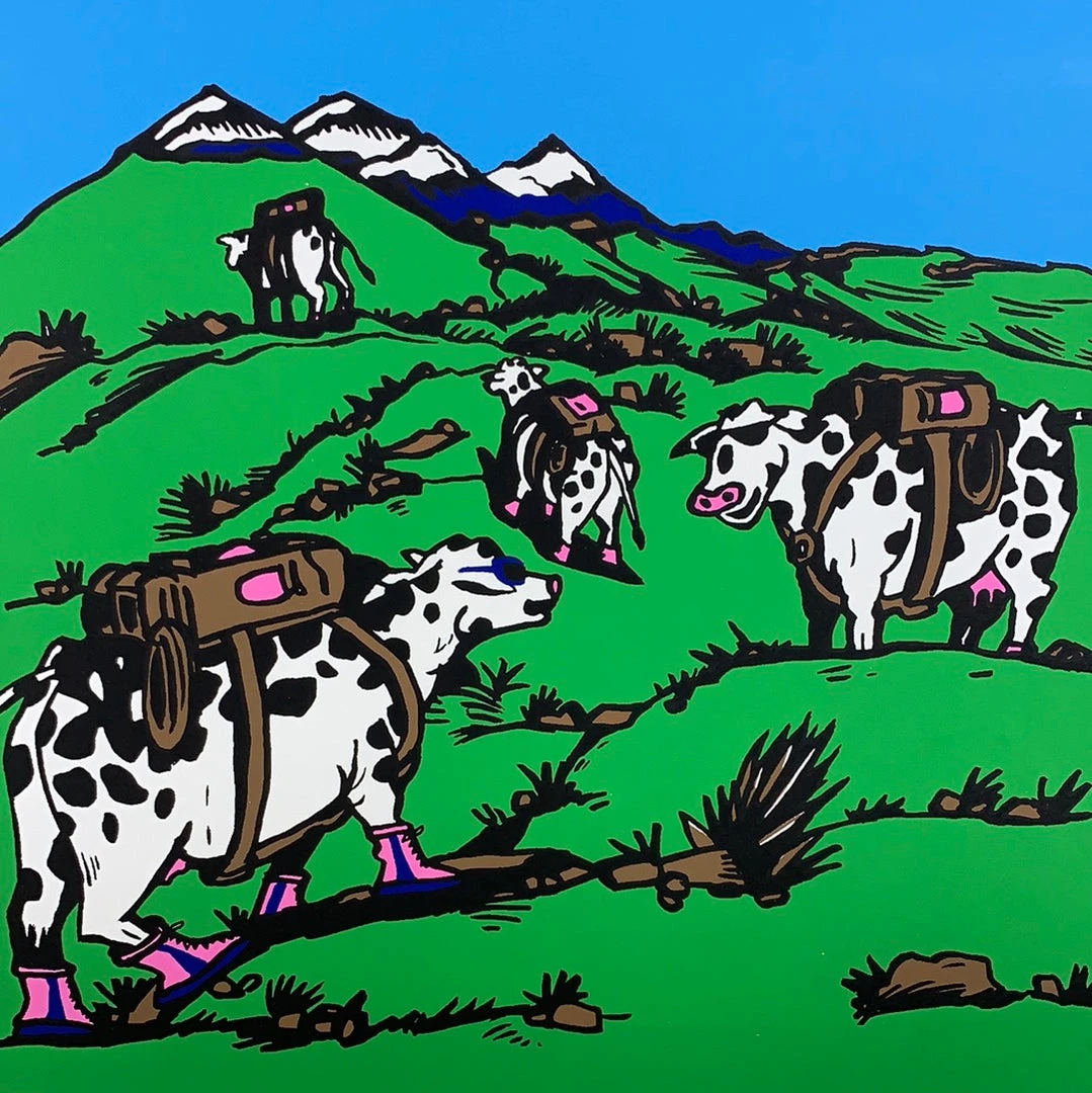 Cows On Vacation - 2021 Jim Pollock Poster Art Print Phish 1/3