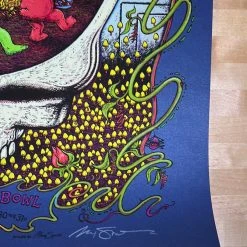 Gig Posters Dead & Company - 2021 Marq Spusta Poster Hollywood Bowl, CA Sapphire