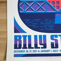 Billy Strings - 2021 2022 Mike Tallman Poster Grand Rapids, MI NYE 1st Gig Posters