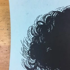 Bob Dylan The Rolling Stone - 2014 Brian Methe Art Print Blue Variant