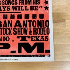 Willie Nelson - 2005 Franks Brothers Poster San Antonio, Texas