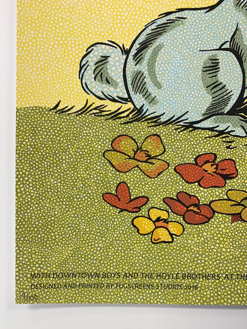 Bully - 2016 Fugscreens Studios Poster Chicago, IL Empty Bottle