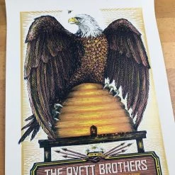 The Avett Brothers - 2014 Zeb Love Poster Salt Lake City, UT, Red Butte Garden