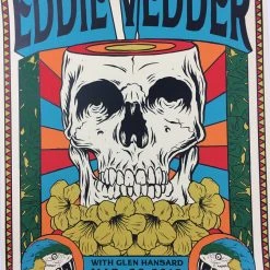 Ian Williams Eddie Vedder - 2018 Ian Wlliams Poster Sao Paulo, BR Citibank Hall AP S/N