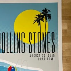 Gig Posters Rolling Stones - 2019 Kii Arens Poster Pasadena, CA Rose Bowl